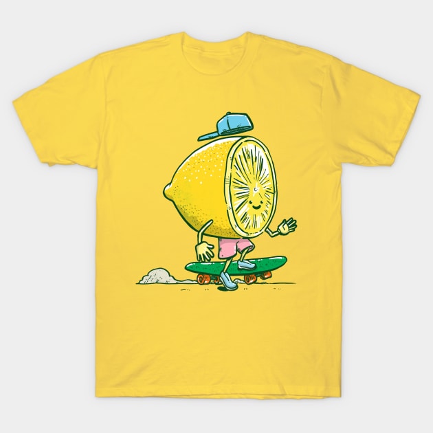 The Lemon Skater T-Shirt by nickv47